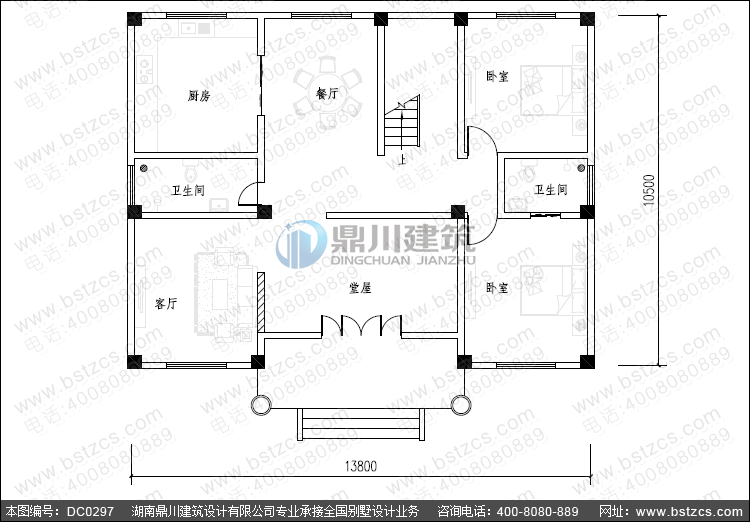 大气的三层欧式别墅设计图纸_农村自建房设计图,鼎川建筑