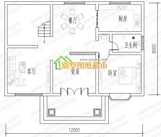 6款进深8米的农村别墅设计图纸，真正的经济又实用！