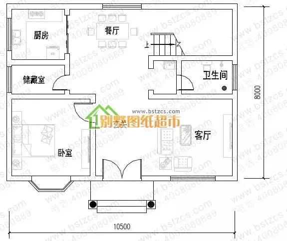 6款进深8米的农村别墅设计图纸，真正的经济又实用！